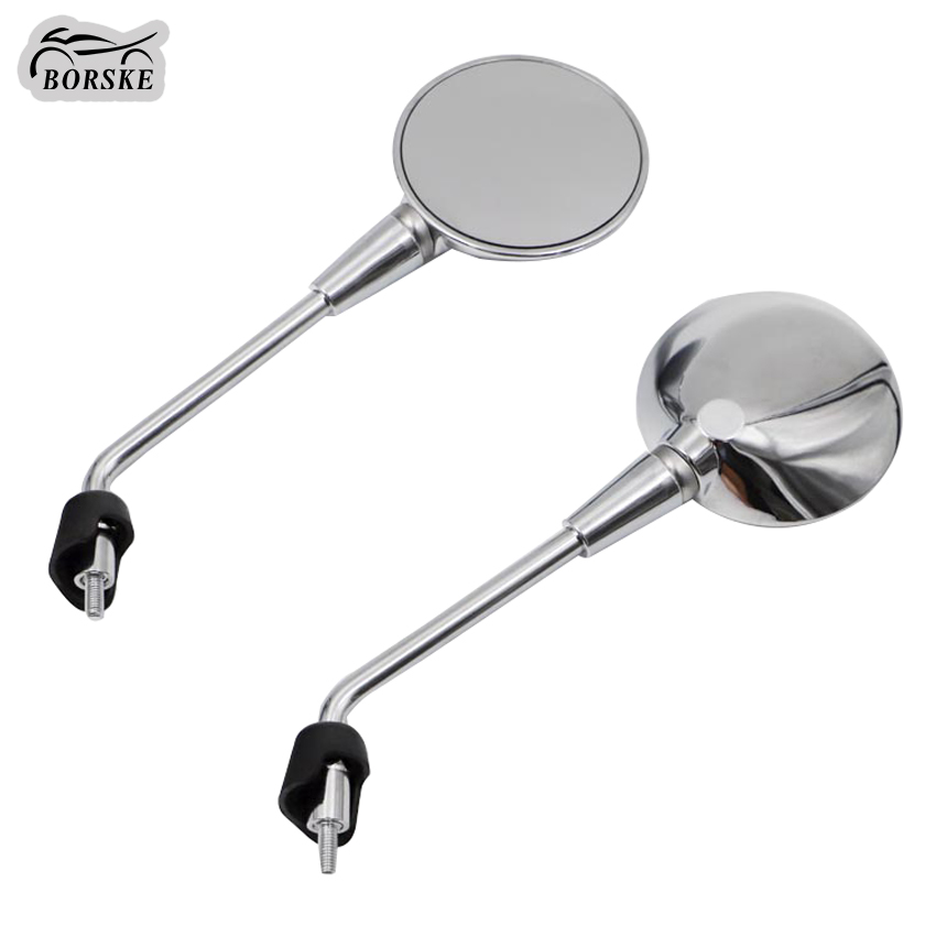 Borske Scooter Accessories Manufacturer Scooter Mirrors Rear View Mirror Round Sprint Primavera 150 2