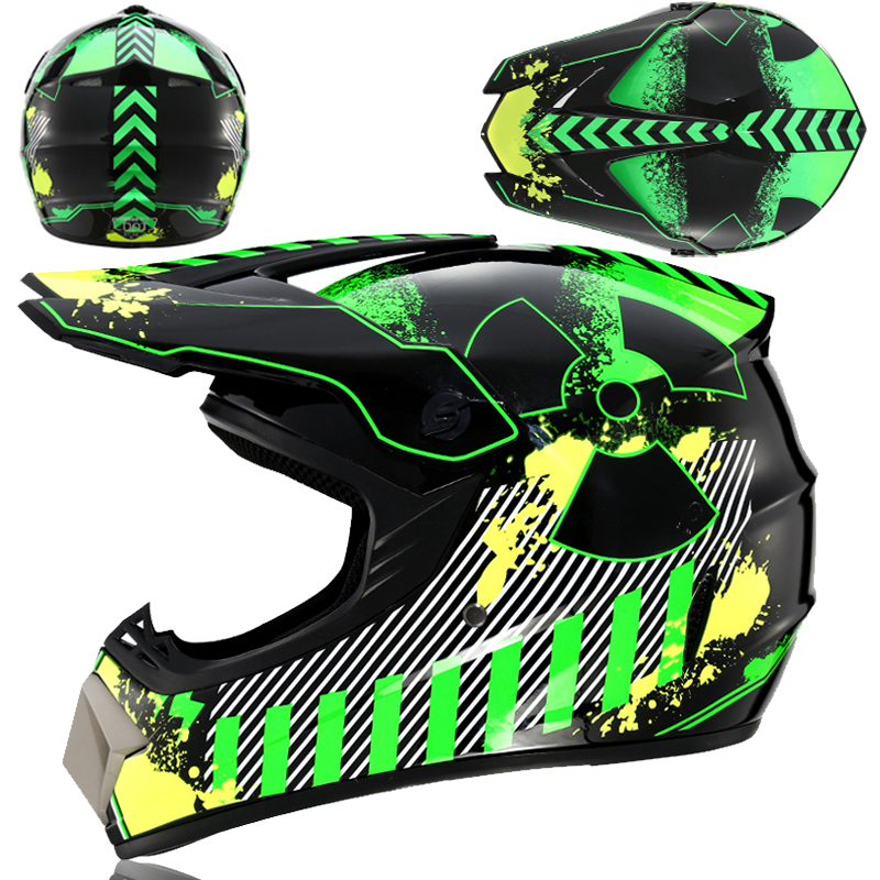 Custom Dirt Bike Racing Helmet ABS Off-road Helmet DOT Certified Motorcycle Fox Helmet 1