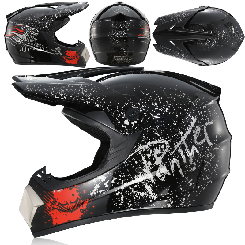 Custom Dirt Bike Racing Helmet ABS Off-road Helmet DOT Certified Motorcycle Fox Helmet 2