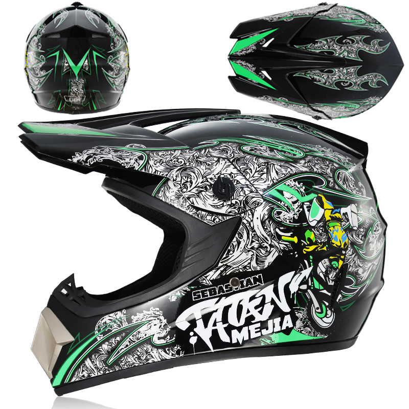 Custom Dirt Bike Racing Helmet ABS Off-road Helmet DOT Certified Motorcycle Fox Helmet 4