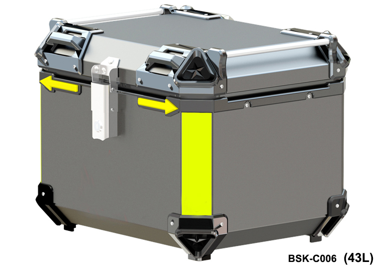 Motorcycle Tail Box delivery box motorcycle top case motorcycle aluminum box 2