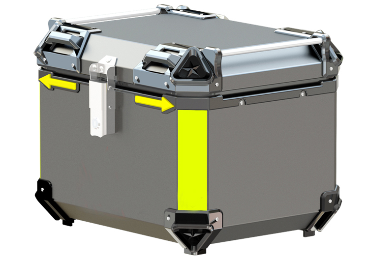 Motorcycle Tail Box delivery box motorcycle top case motorcycle aluminum box 1