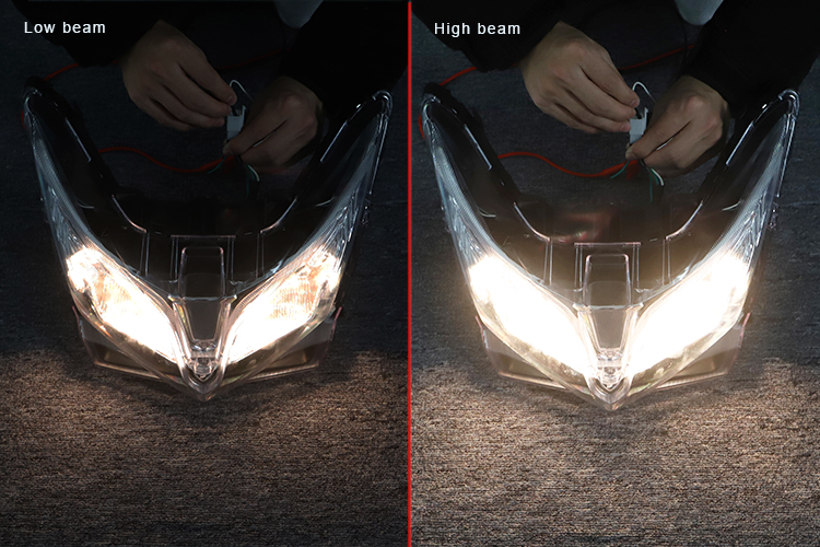 Borske Scooter Parts Manufacturer Custom LED Lamp Headlight for Honda Click 7