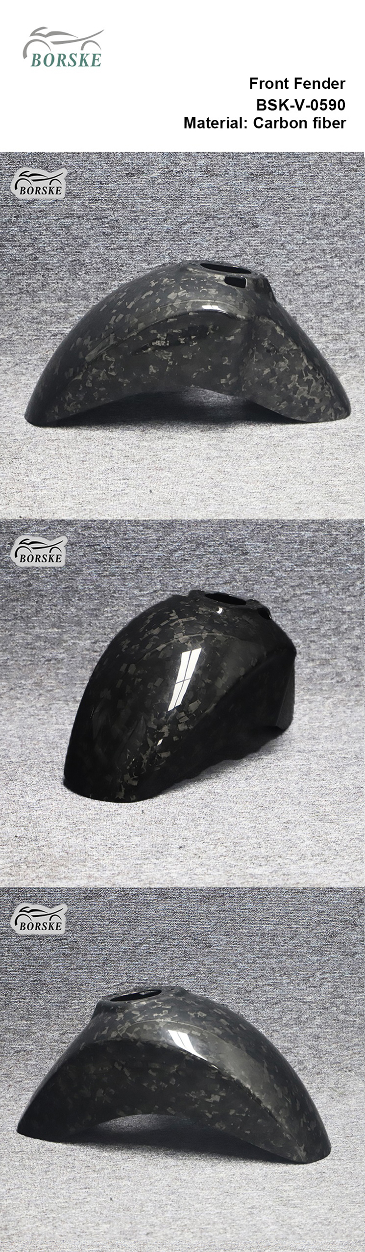 Carbon Fiber Front Fender Front Mudguard 1