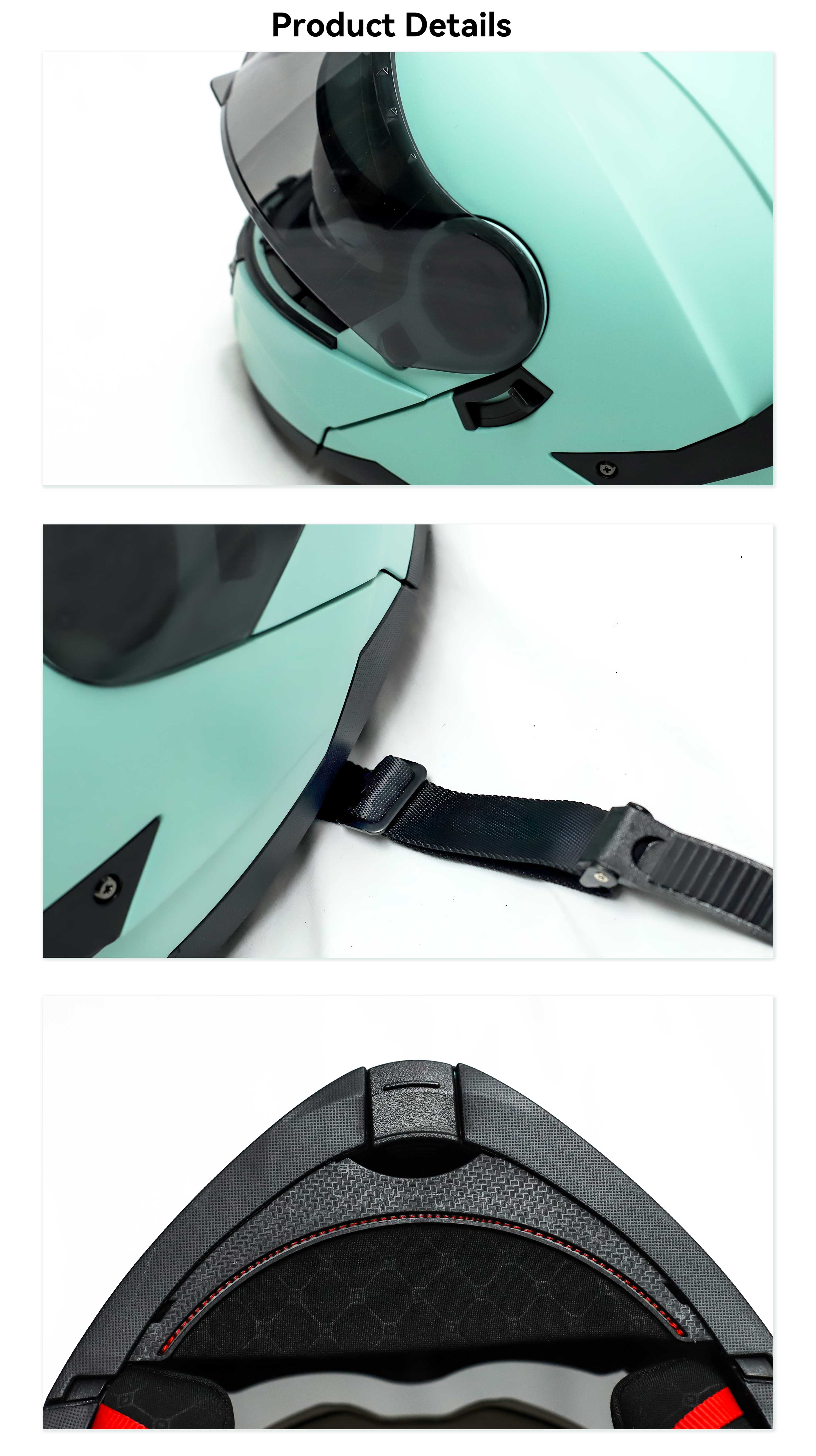 Borske motorcycle Parts Manufacturer Wholesale Motorcycle Uncover Helmet 2