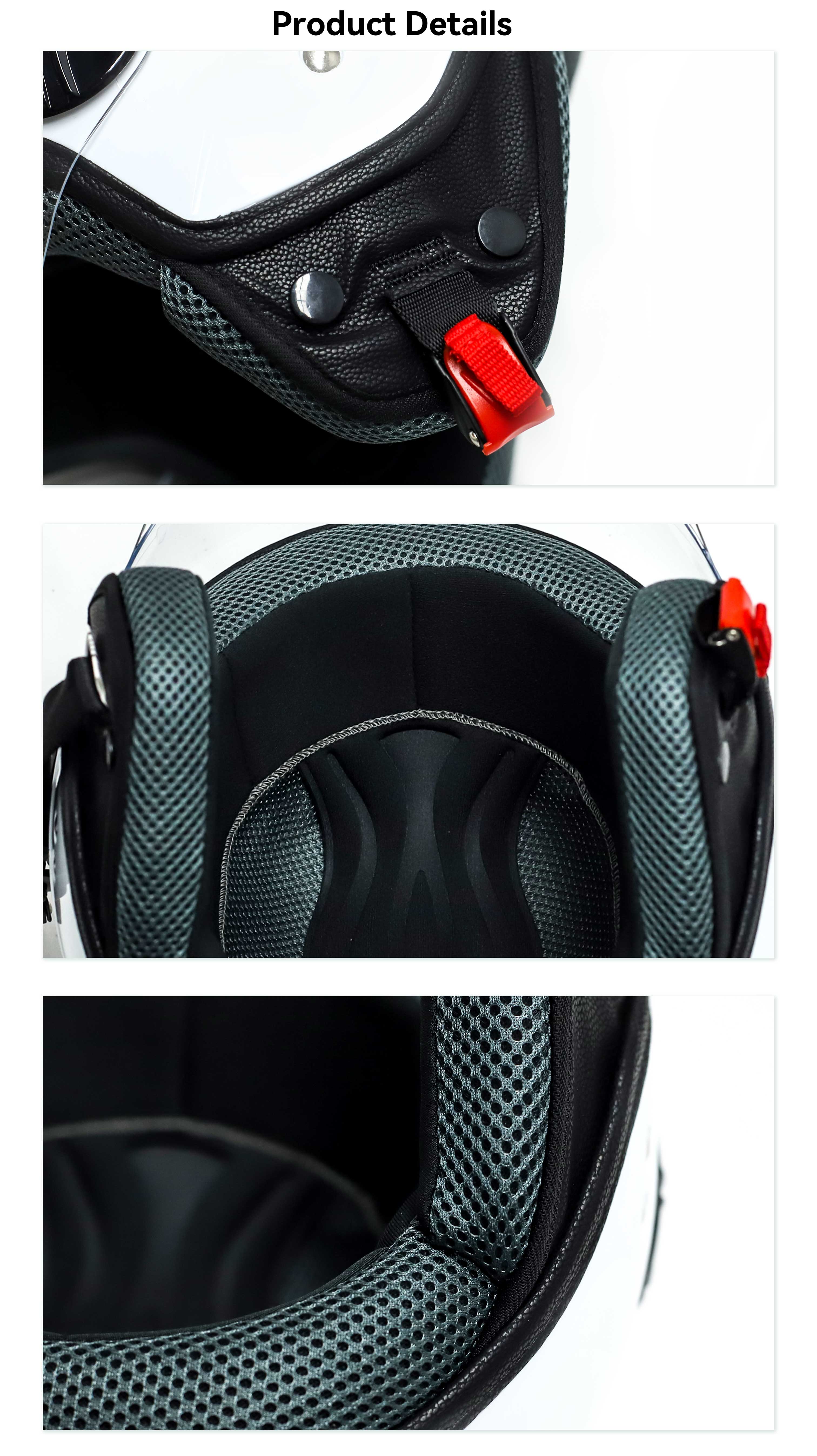 Borske motorcycle Accessories Company Motorcycle Half Face Helmet ECE/DOT 2