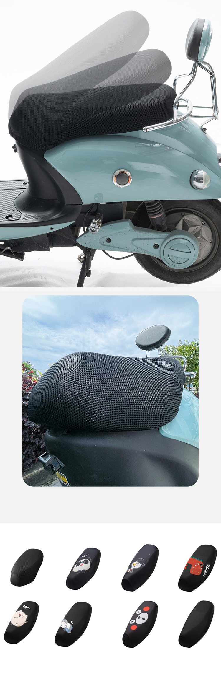 Borske Motorcycle Parts Company Wholesale Cloth Insulation Pads for Vespa GTS 300 2